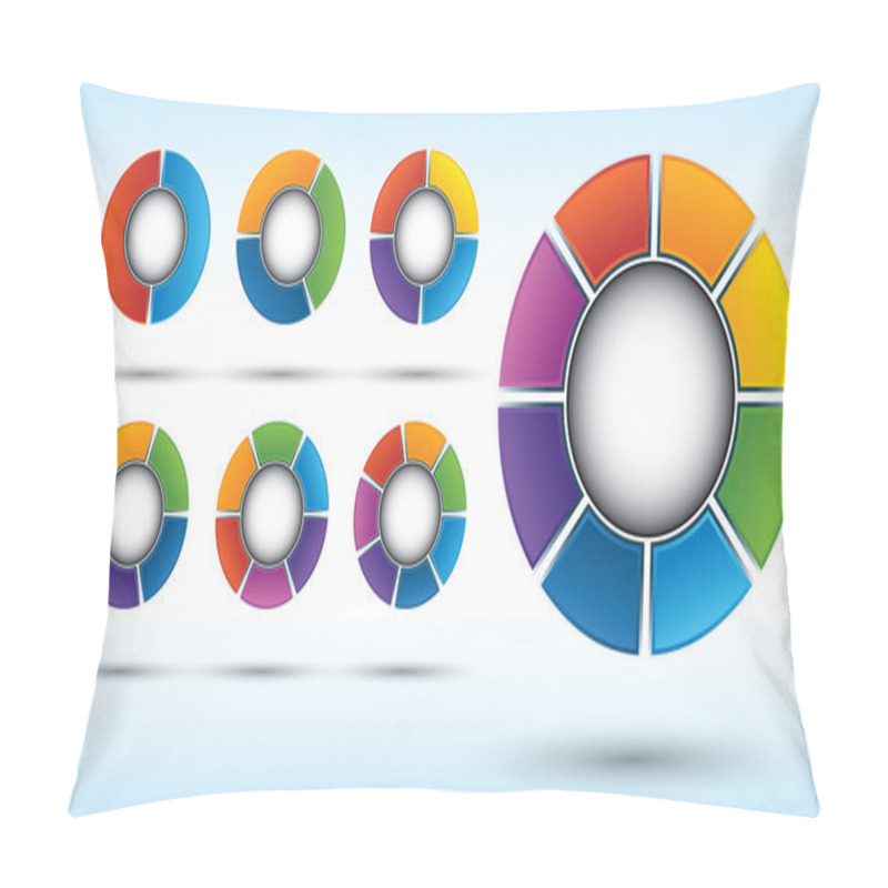 Personality  Segmented Spheres Pillow Covers