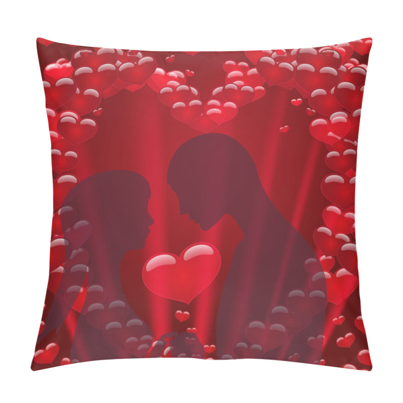 Personality  Day Of Valentine, Concept Of Love Pillow Covers