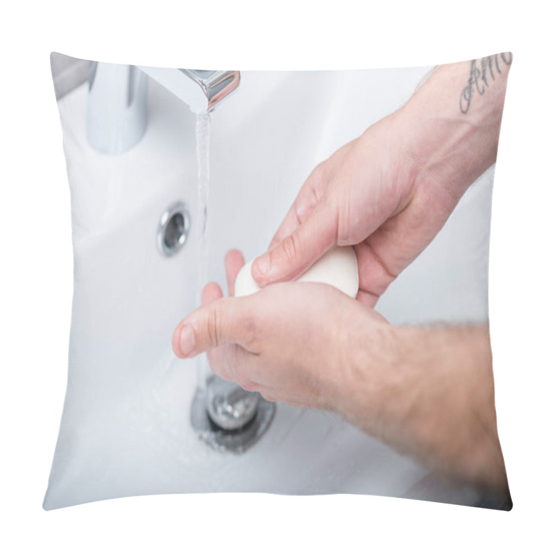 Personality  Man Washing Hands Pillow Covers