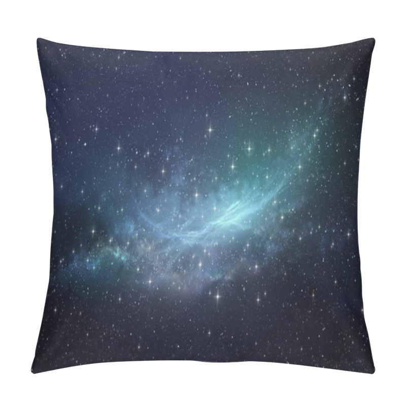 Personality  Star Clusters, Nebula And Galaxies. Deep Space Background In High Resolution. Pillow Covers