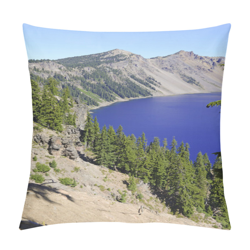 Personality  Crater Lake National Park, Oregon, USA Pillow Covers