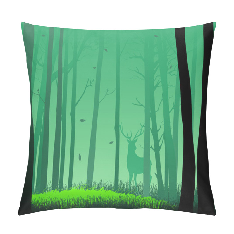 Personality  Green Woods Pillow Covers