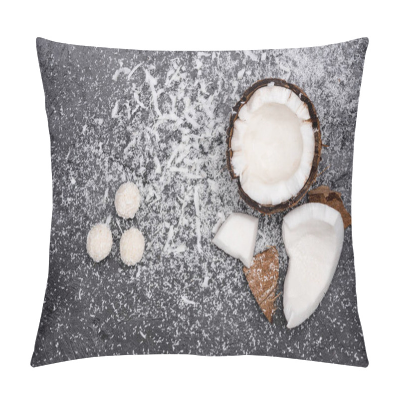 Personality  Cracked Coconut With Shavings  Pillow Covers