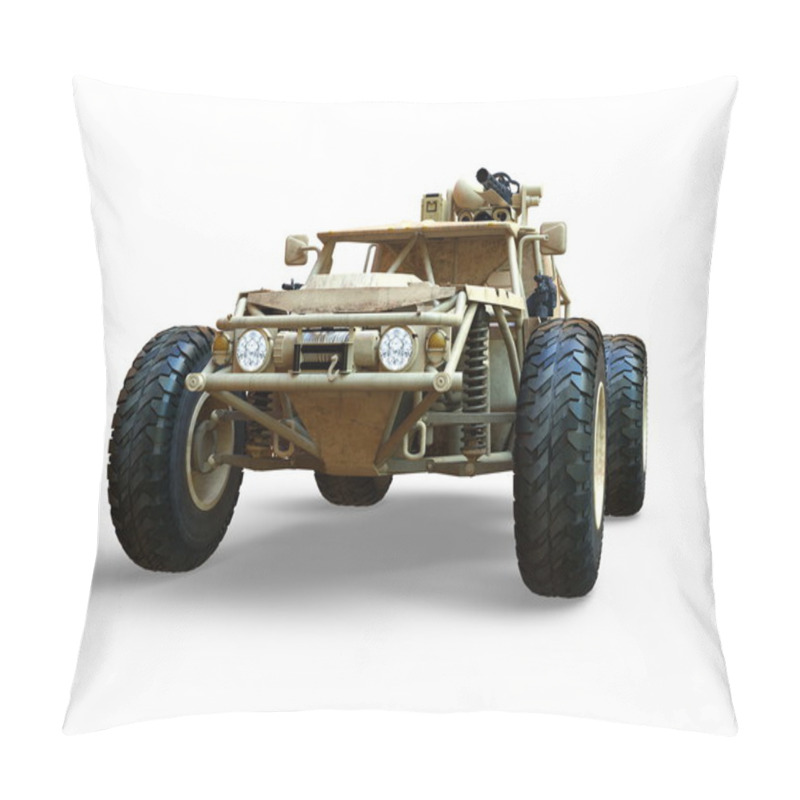 Personality  3D CG Rendering Of A Buggy Car Pillow Covers