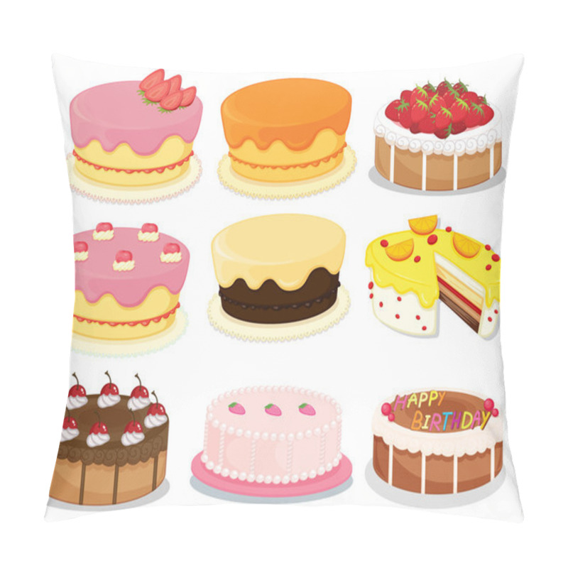 Personality  Cakes Collection 2 Pillow Covers