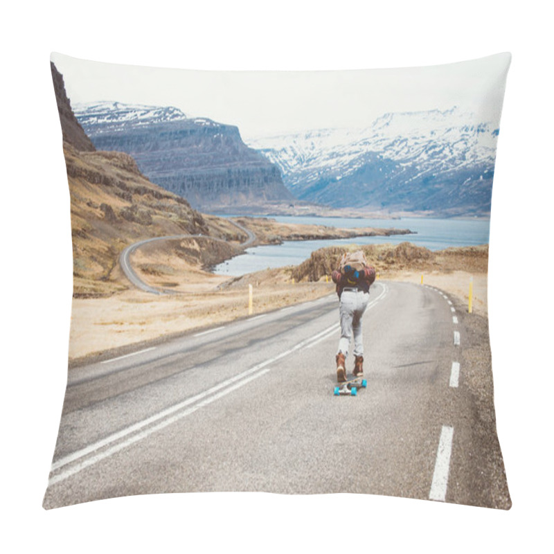 Personality  Icelandic Green Hills And Panoramas.  Pillow Covers