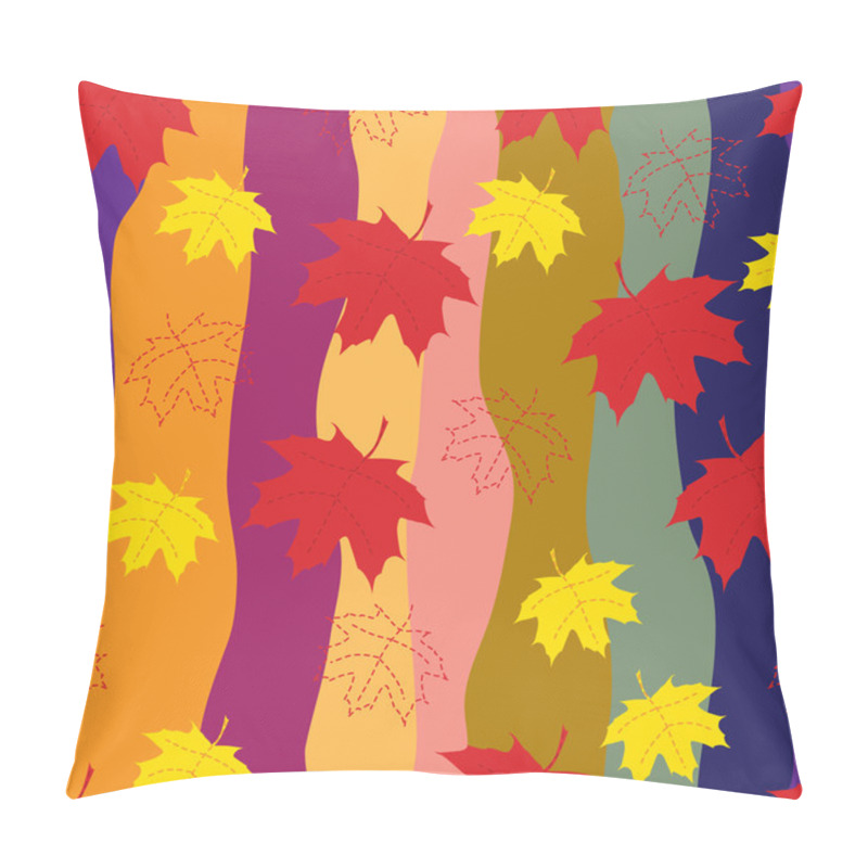 Personality  Autumn Leaves Seamless Pattern Pillow Covers