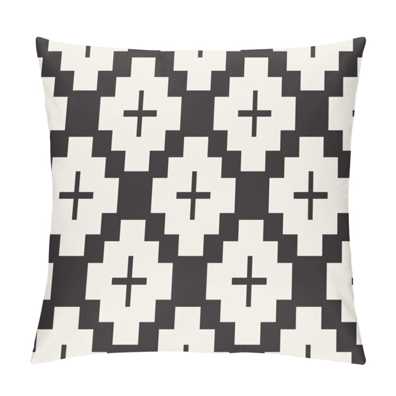 Personality  Seamless Surface Geometric Design. Repeating Tiles Ornament Background. Vector Shapes Pattern Pillow Covers