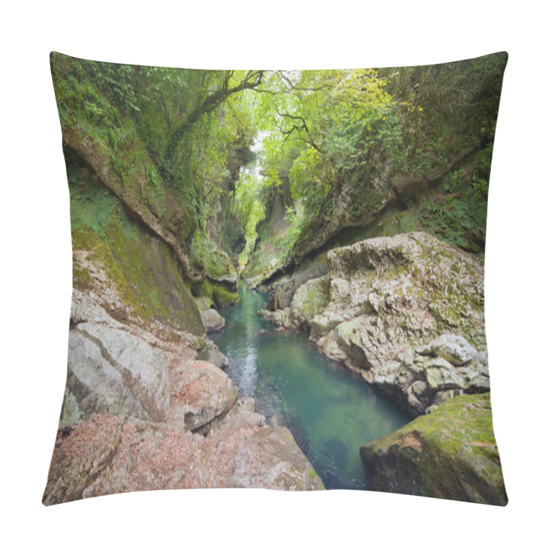 Personality  Creek In Rocks Pillow Covers