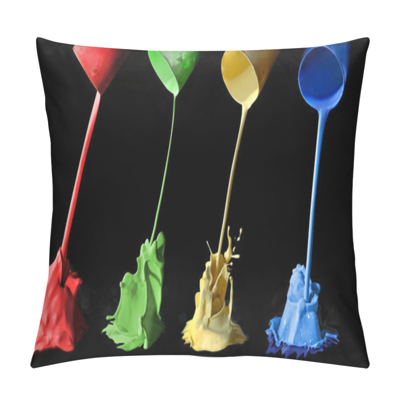 Personality  Paint Splash Pillow Covers