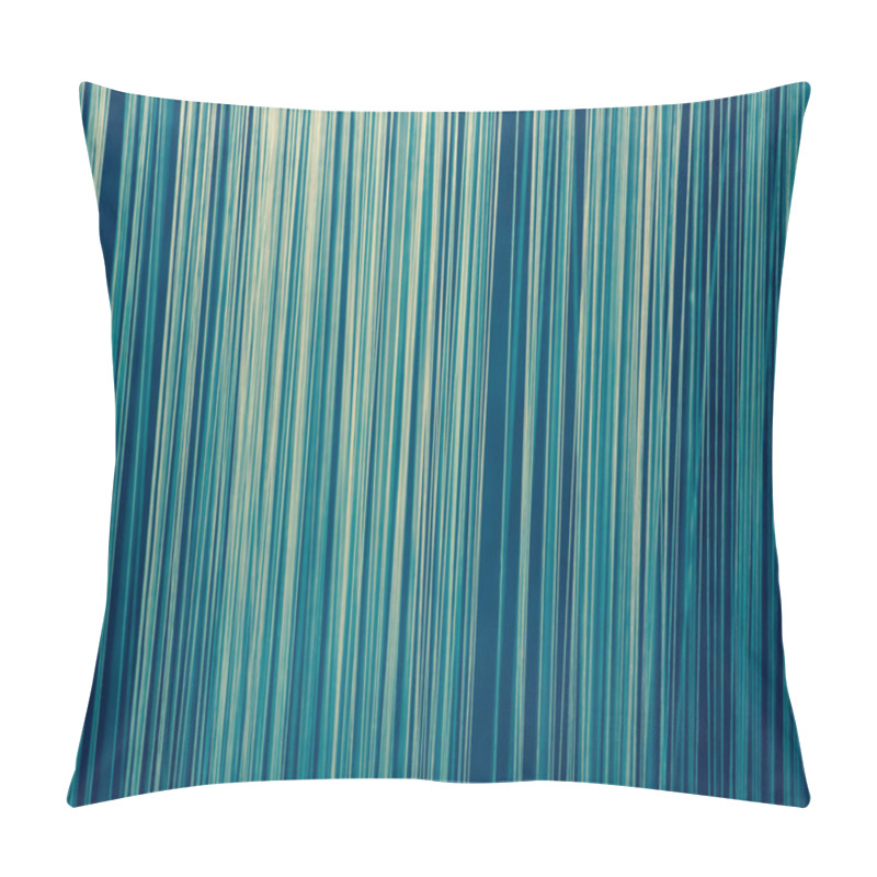 Personality  Blue Abstract Background Made Of Vertical Lines Pillow Covers