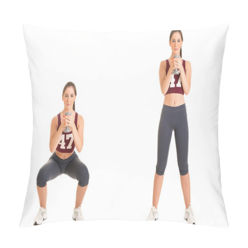 Personality  Dumbbell Squat Pillow Covers