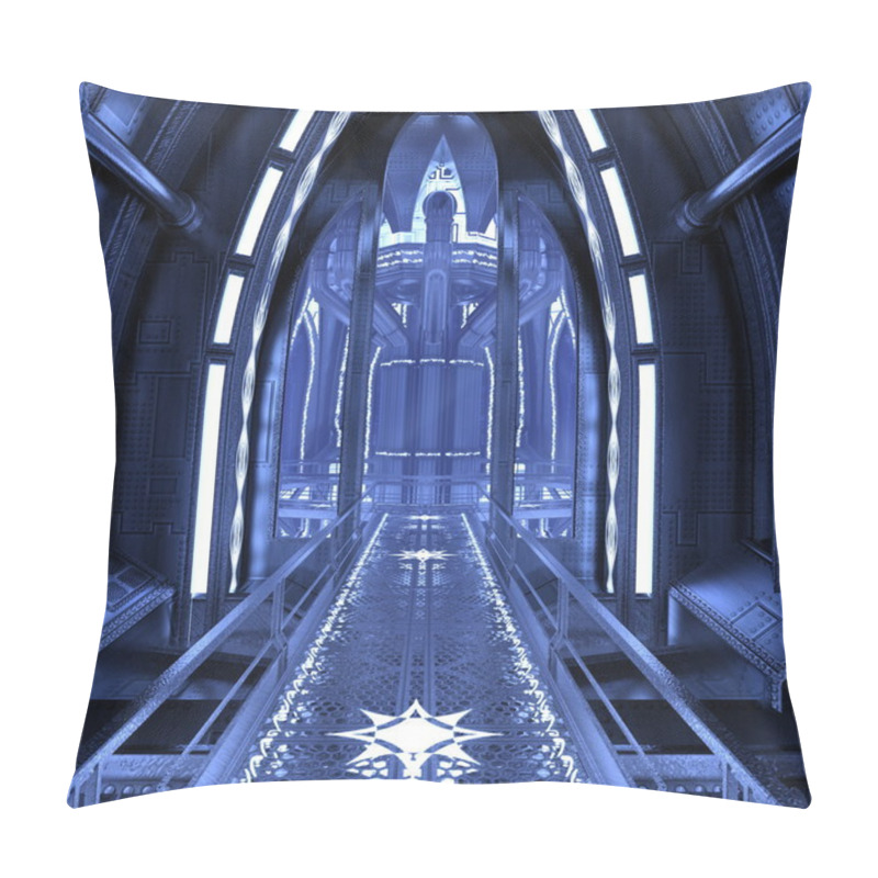 Personality  3D CG Rendering Of Space Station Pillow Covers