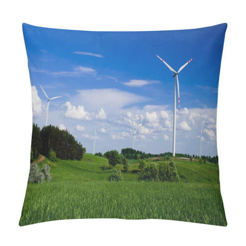 Personality  Wind Turbines Pillow Covers