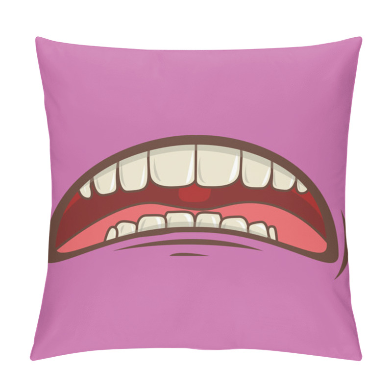 Personality  Mouth Design Pillow Covers