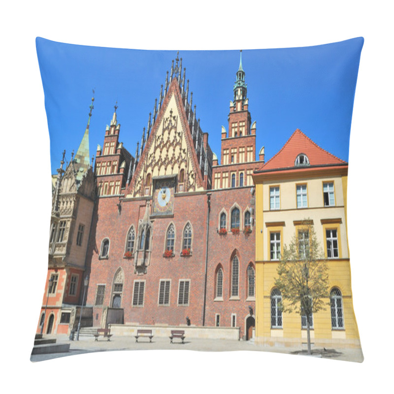 Personality  Wroclaw Town Hall Pillow Covers