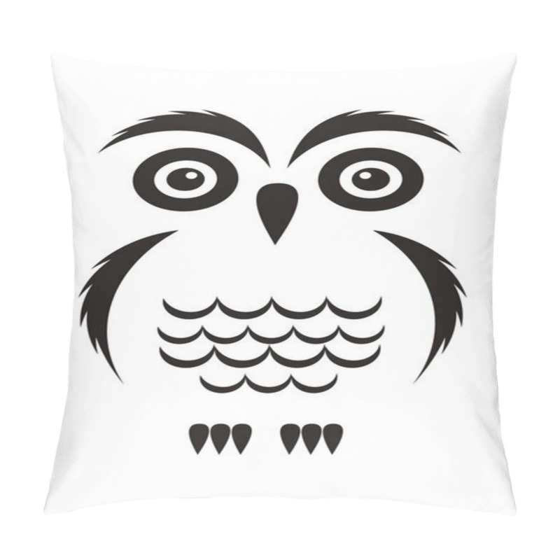 Personality  Black Owl Pillow Covers