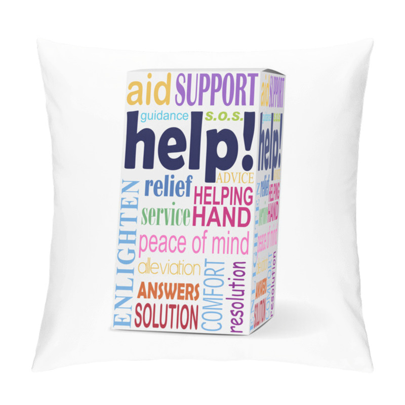 Personality  Help Word On Product Box  Pillow Covers