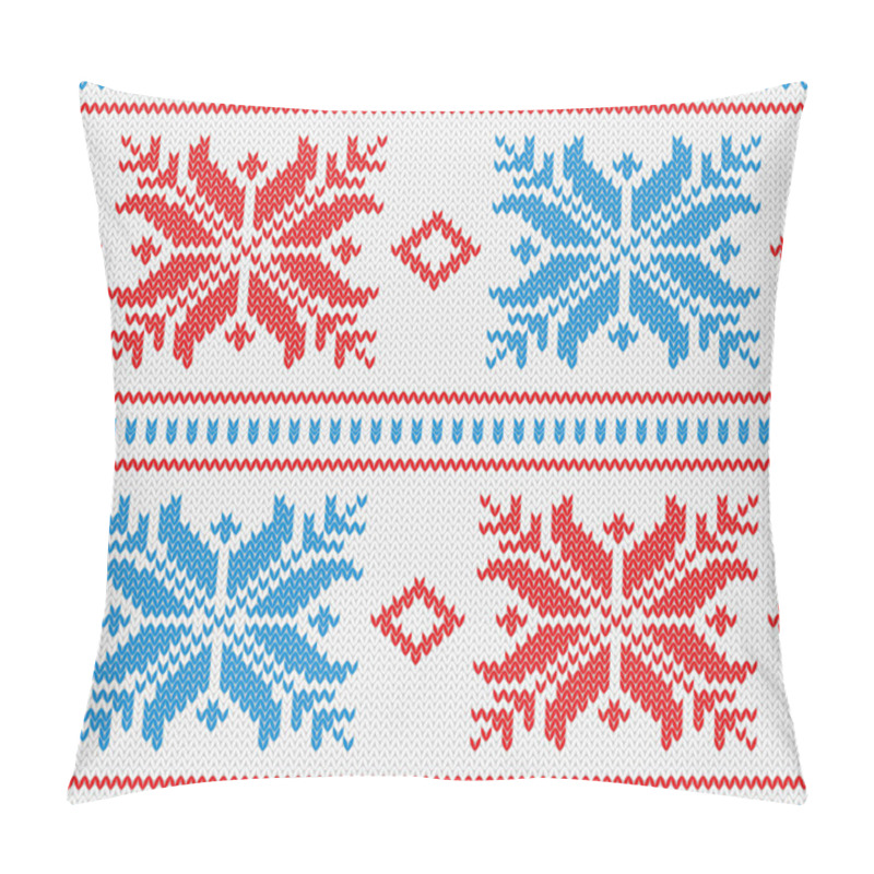 Personality  Seamless Vector Background With Norwegian Snowflakes. Print. Cloth Design, Wallpaper. Pillow Covers