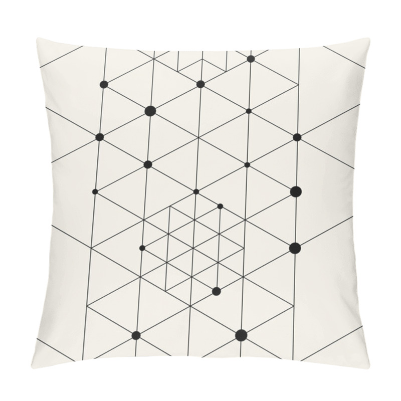 Personality  Seamless Pattern With Geometric Tiles Pillow Covers