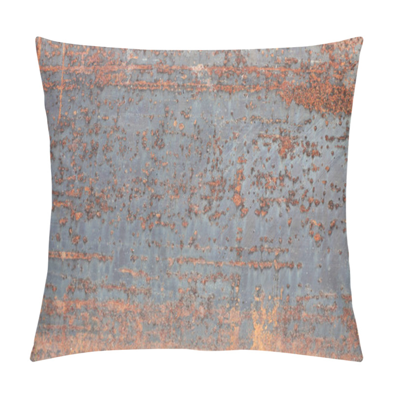 Personality  Wheathered Rust And Scratched Steel Texture Useful For Background Pillow Covers