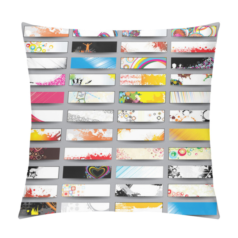 Personality  Collection Horizontal Headers Pillow Covers