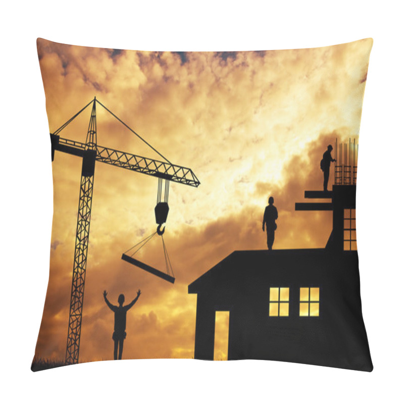 Personality  Worker Construction Pillow Covers