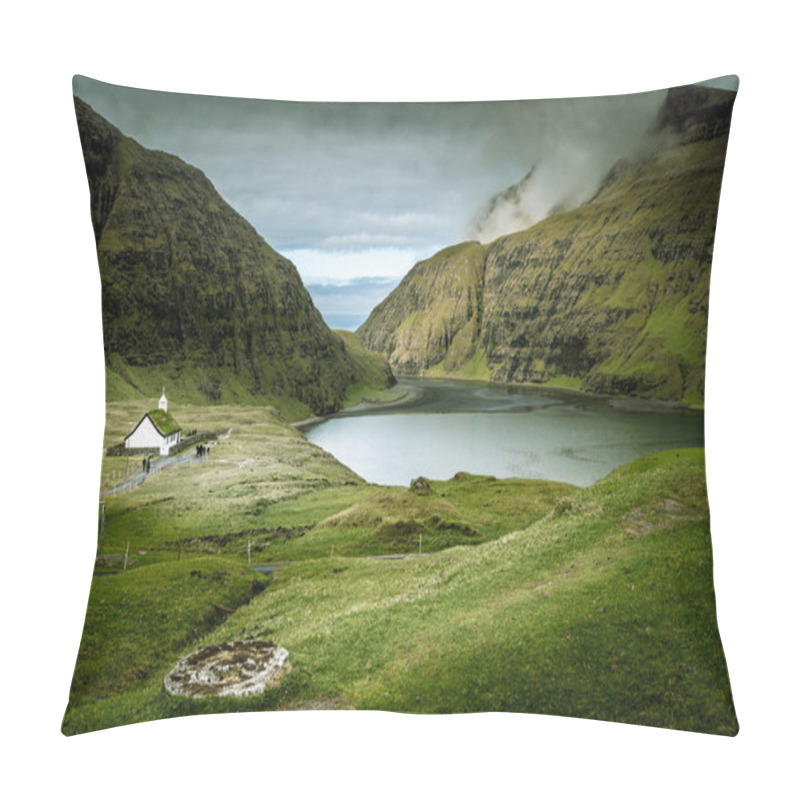 Personality  Little Church In Saksun Faroe Island Pillow Covers