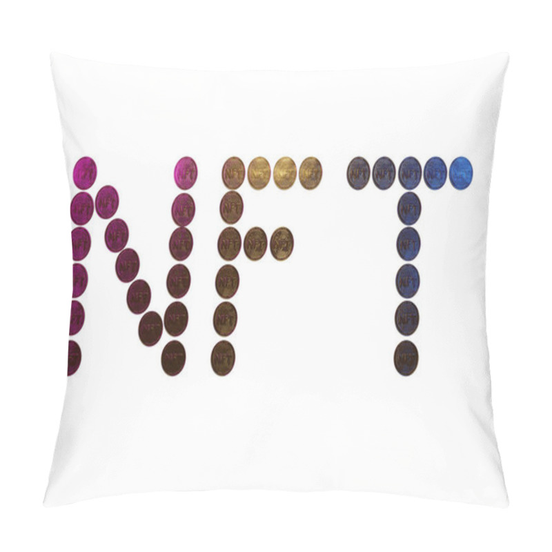 Personality  Inscription NTF From Coins NFT Non-fungible Tokens For Art And Collectables, Blockchain Technology To Create Unique Digital Items Pillow Covers