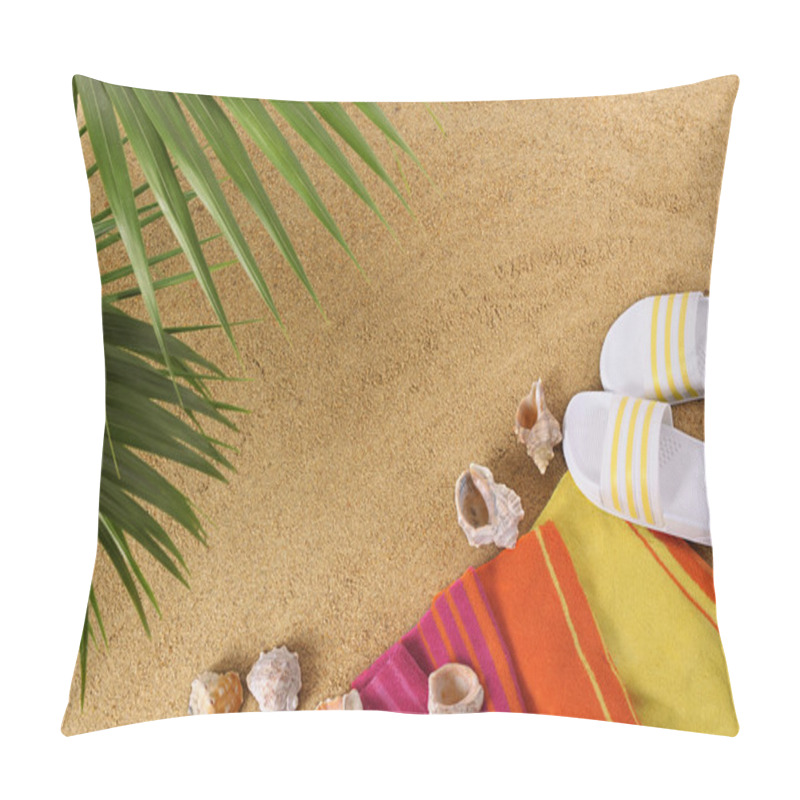 Personality  Summer Beach Background Pillow Covers