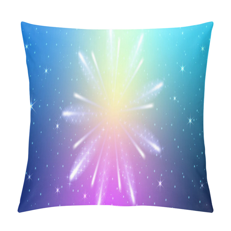 Personality  Supernova Explosion In Outer Space. Transition To Another Dimens Pillow Covers