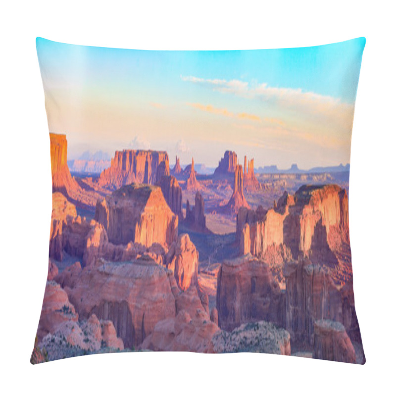 Personality  Sunrise At Hunts Mesa Viewpoint Pillow Covers