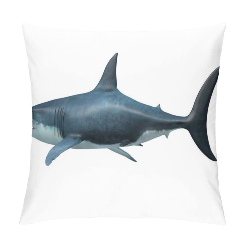 Personality  Megalodon Predator Shark Tail Pillow Covers