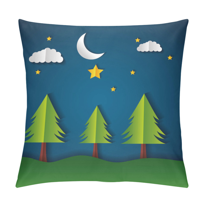 Personality  Paper Origami Landscape Pillow Covers