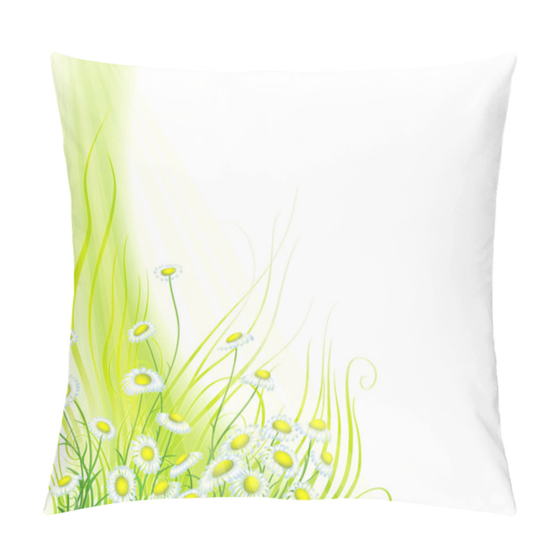 Personality  Grass And Flowers Pillow Covers