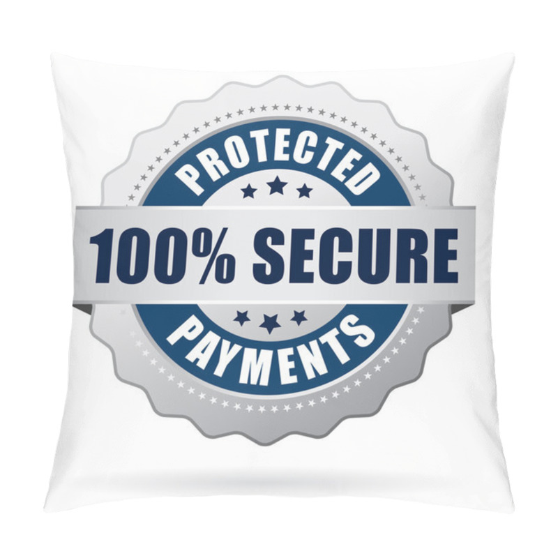 Personality  Secure Protected Payments Icon Pillow Covers