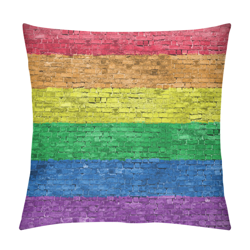 Personality  Rainbow Flag Pillow Covers