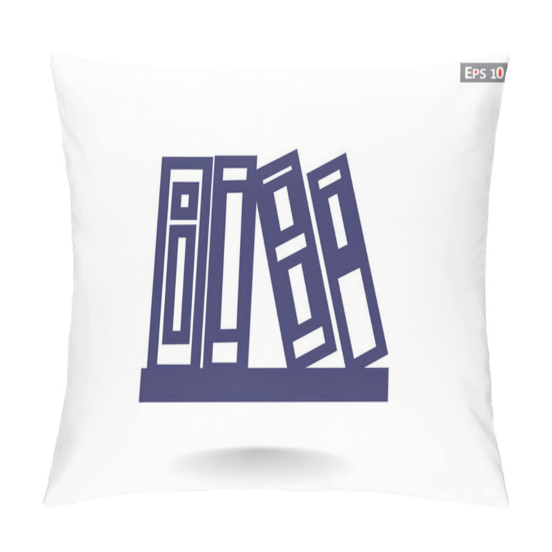 Personality  Stack Of Books Icon Pillow Covers