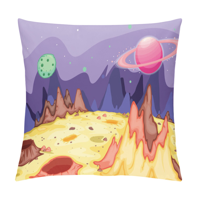 Personality  Planet Surface Pillow Covers