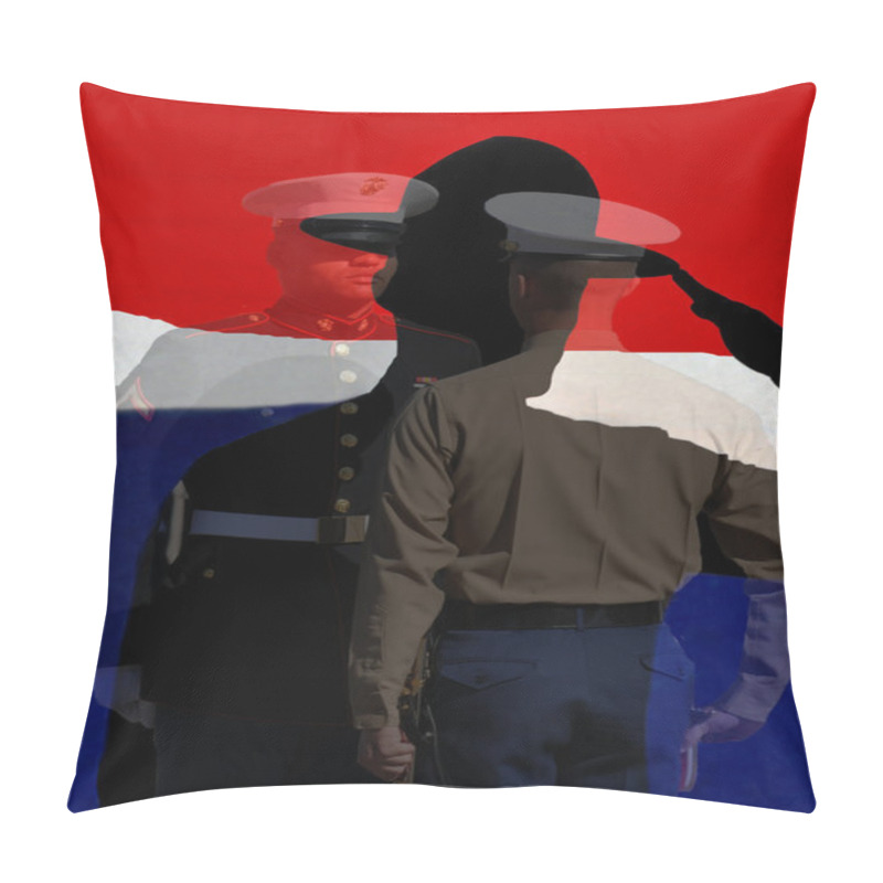 Personality  Honor And Salute Pillow Covers