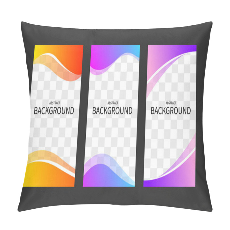 Personality  Set Of Abstract Geometric Templates For Web Applications Pillow Covers