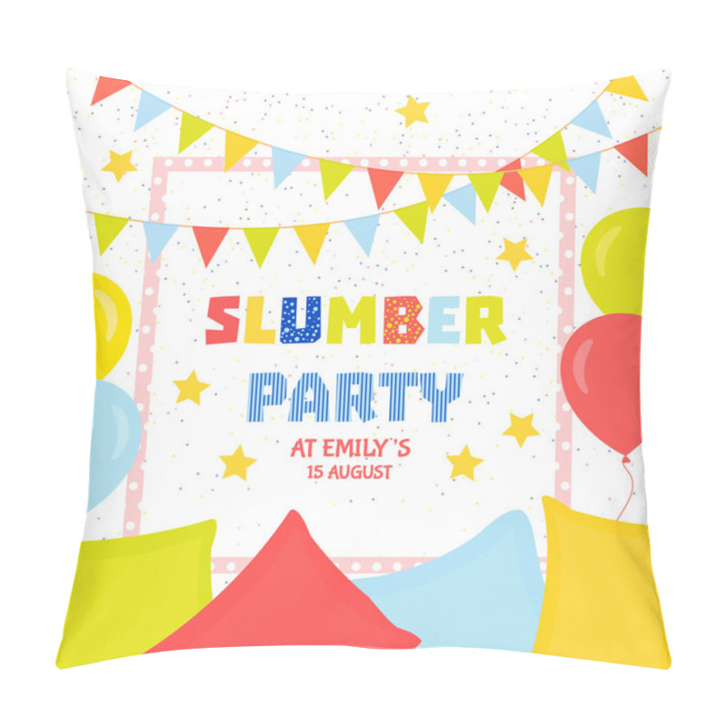 Personality  Slumber Party Poster Pillow Covers