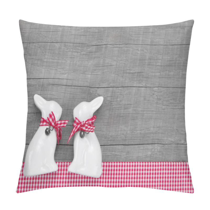 Personality  Rabbits Wedding Card Pillow Covers