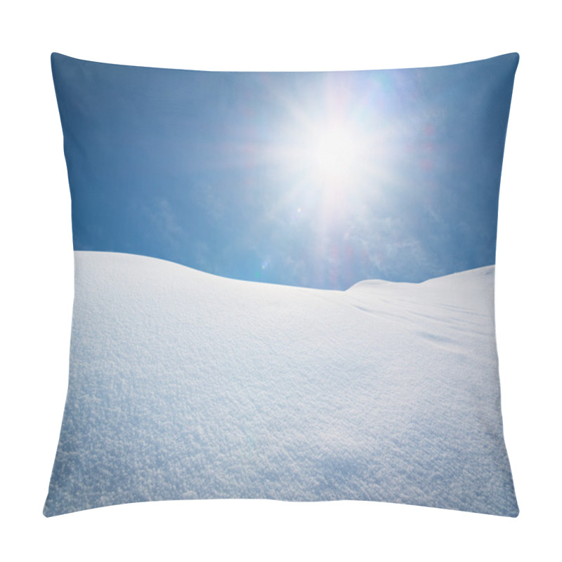 Personality  Snow Hills. Pillow Covers