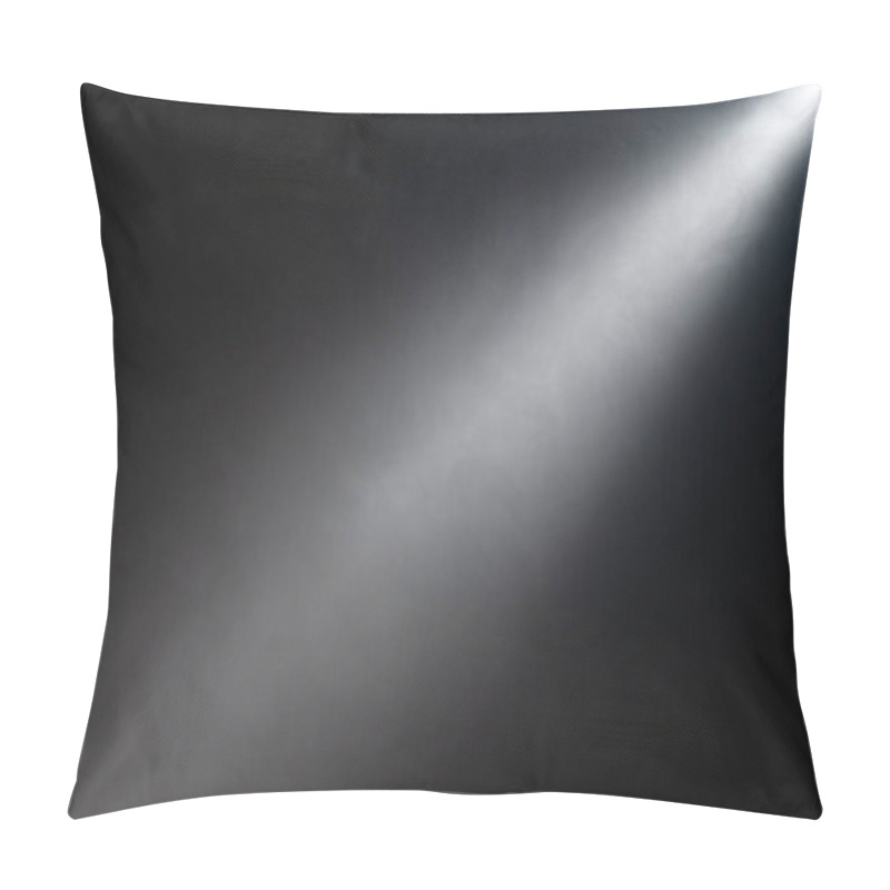 Personality  Close Up Of Light Beam Isolated On Black Background Pillow Covers