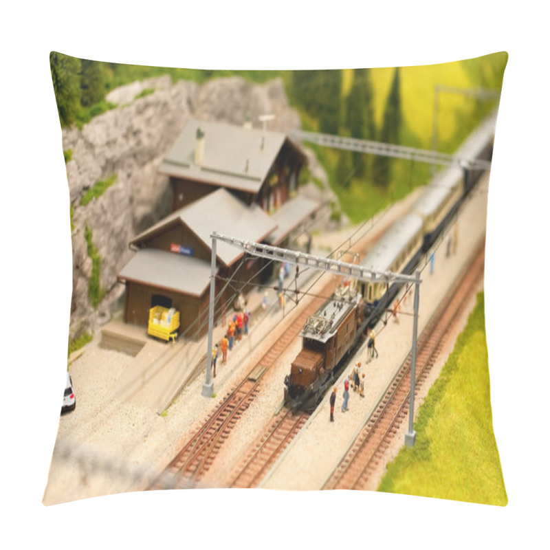 Personality  Alpine Railroad Pillow Covers