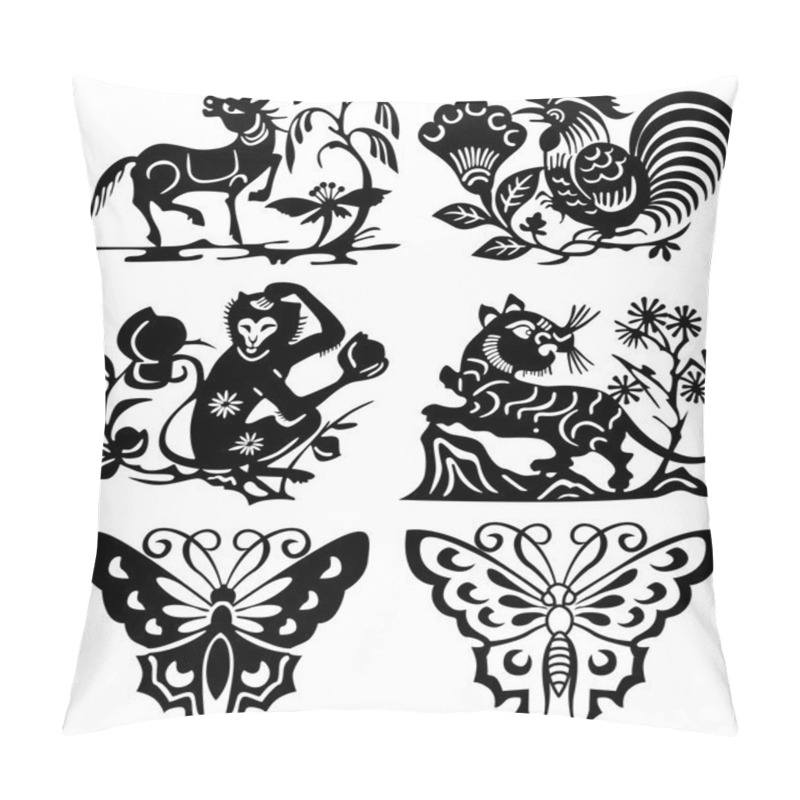 Personality  Animals Tattoo Pillow Covers