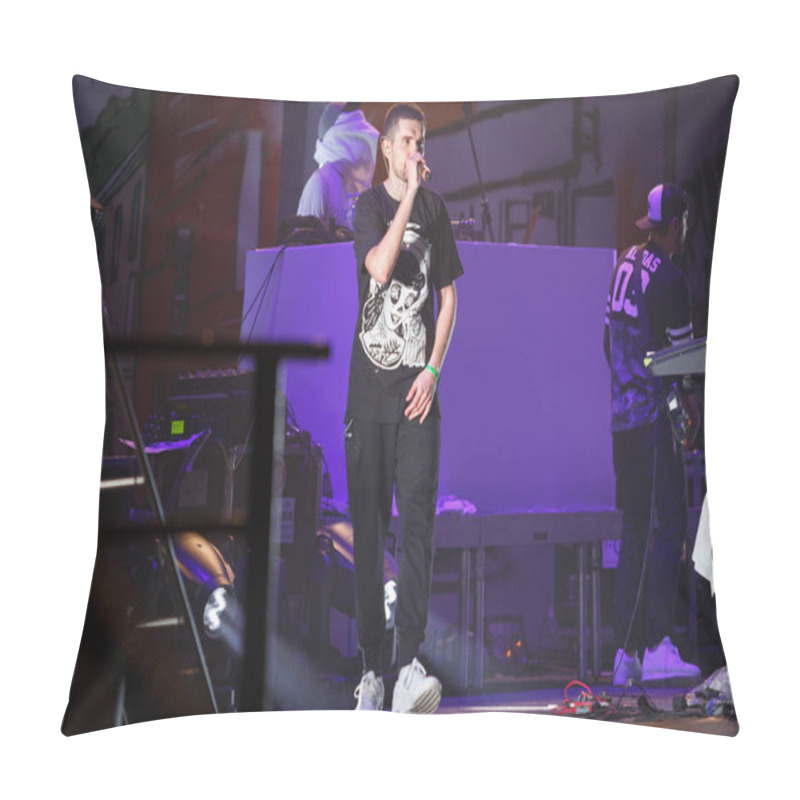 Personality  Noize MC Rap & Rock Singer Play Open Air Concert Pillow Covers