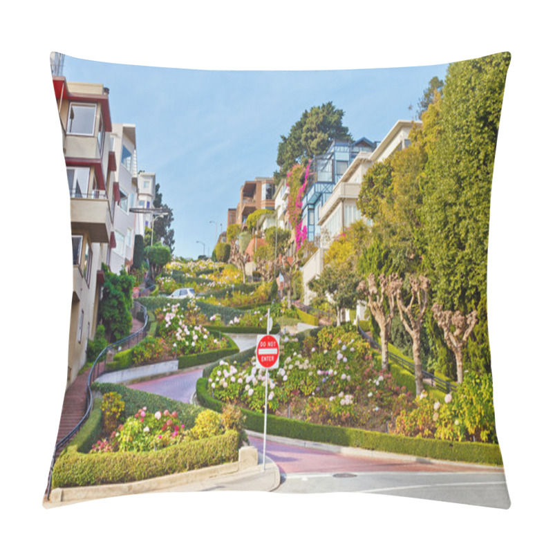 Personality  Lombard Street In San Francisco Pillow Covers