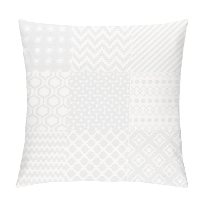 Personality  Seamless Geometric Pattern Grain Paper Texture Pillow Covers